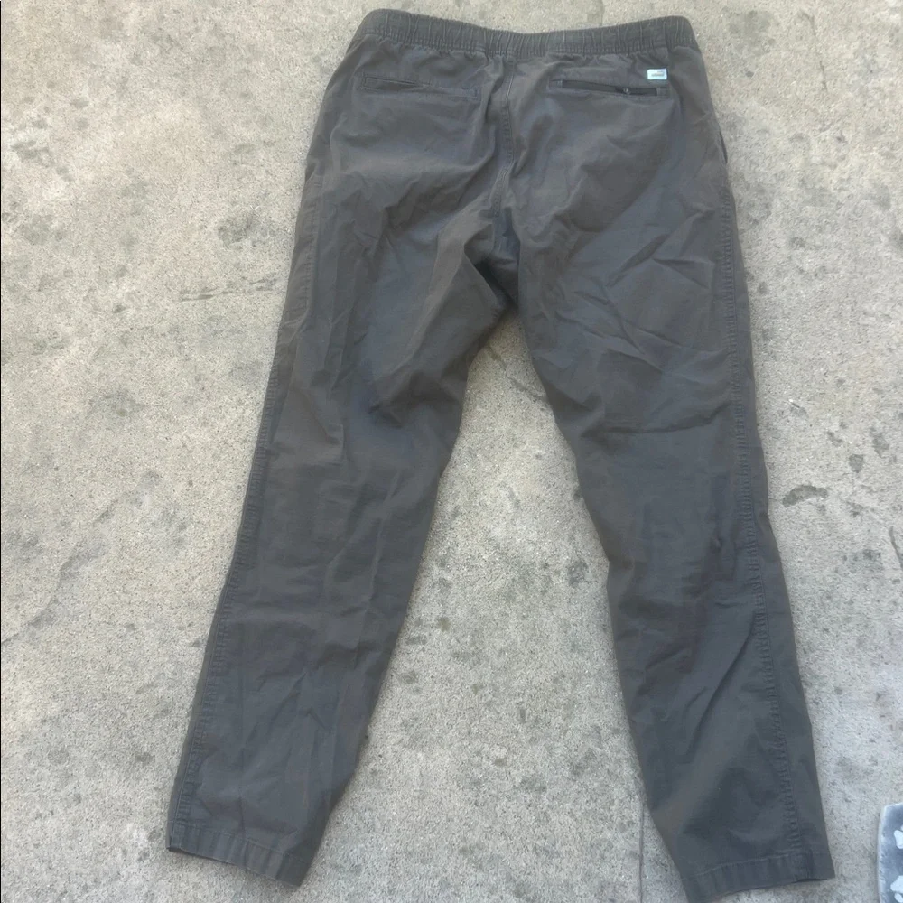 Vuori Men's Brown Green Ripstop Men Pants Size XL